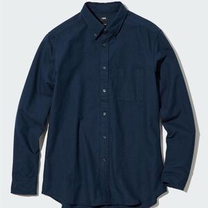 Uniqlo Blue Casual Button Down Shirt